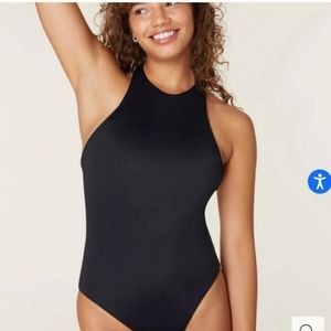 Andie black The Luzon one piece swimsuit Large